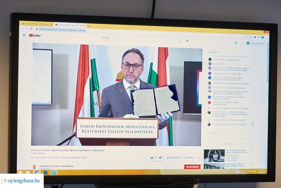 MKN 2021 online ünnepség közvetítés