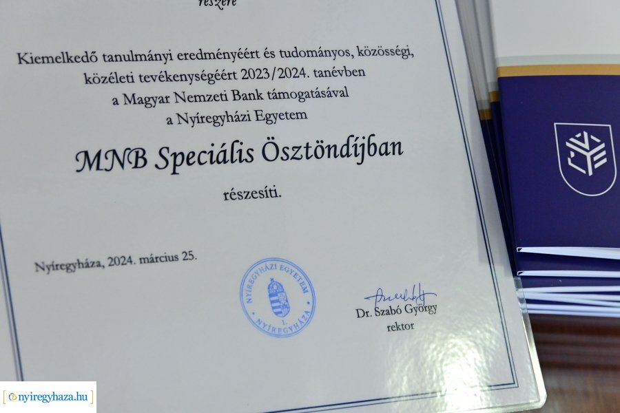 MNB ösztöndíjasok 2024