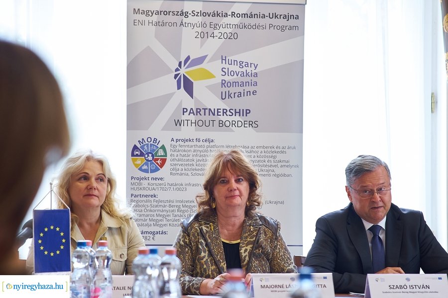 MOBI Projekt sajtótájékoztató a Megyeházán