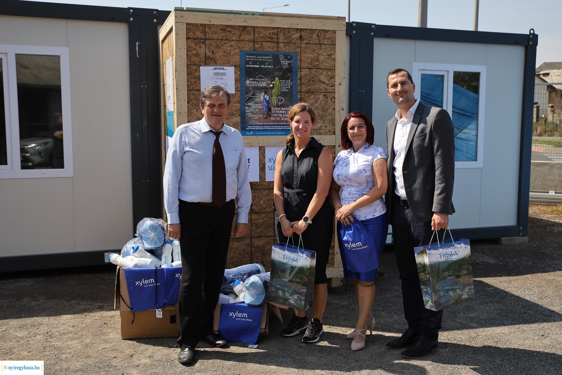  Modern víztisztító berendezéssel gazdagodott Csap városa 