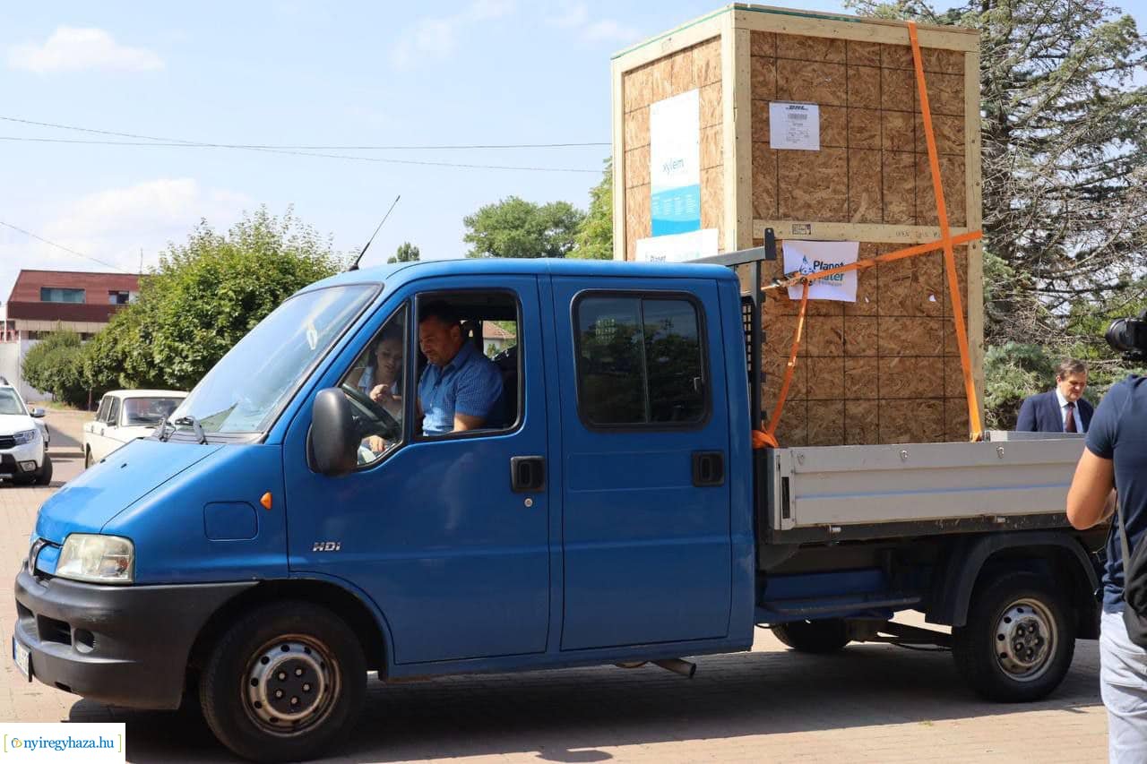  Modern víztisztító berendezéssel gazdagodott Csap városa 