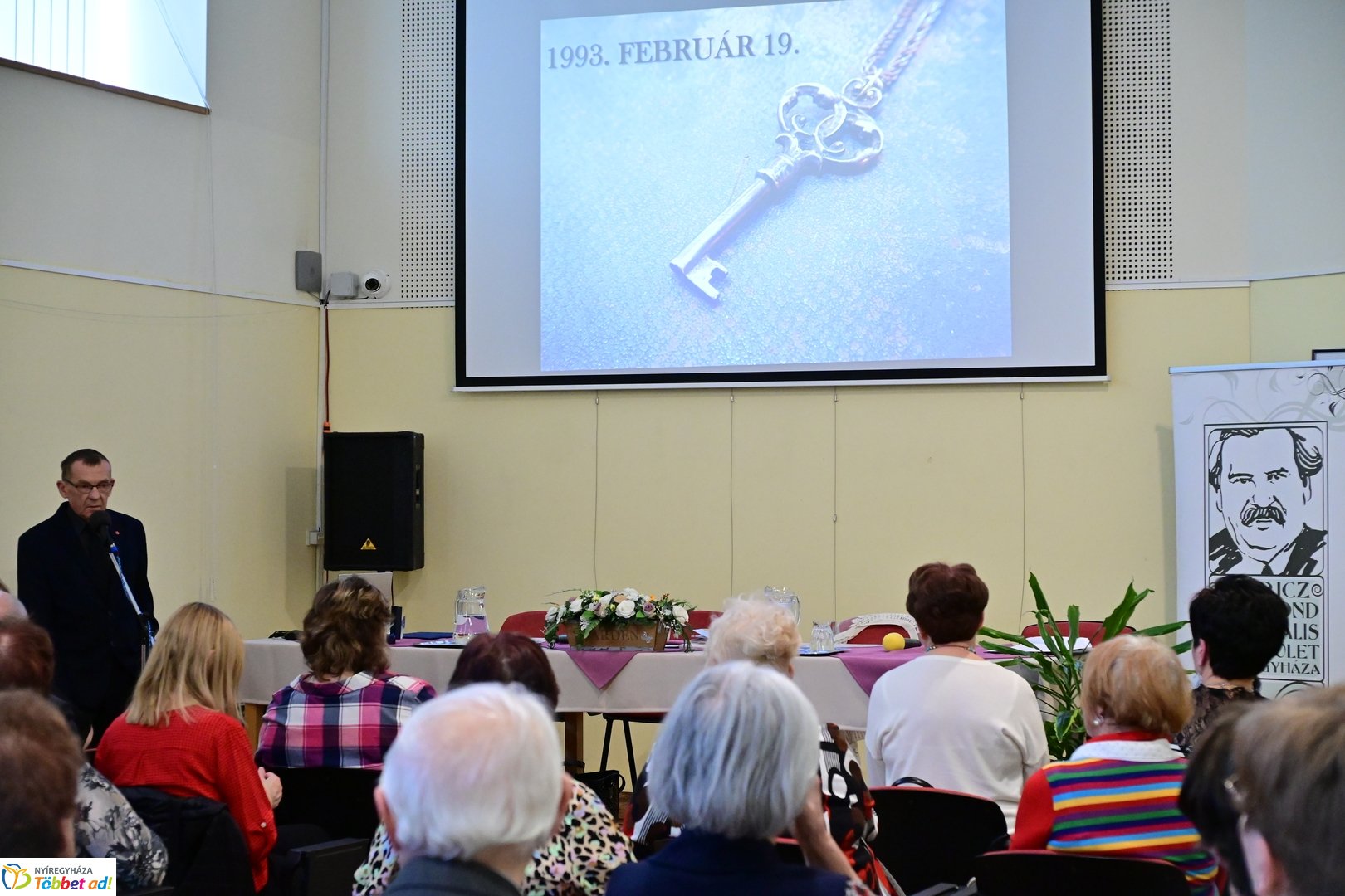 Móricz emlékérem átadása a Móricz Zsigmond könyvtárban- 2025 