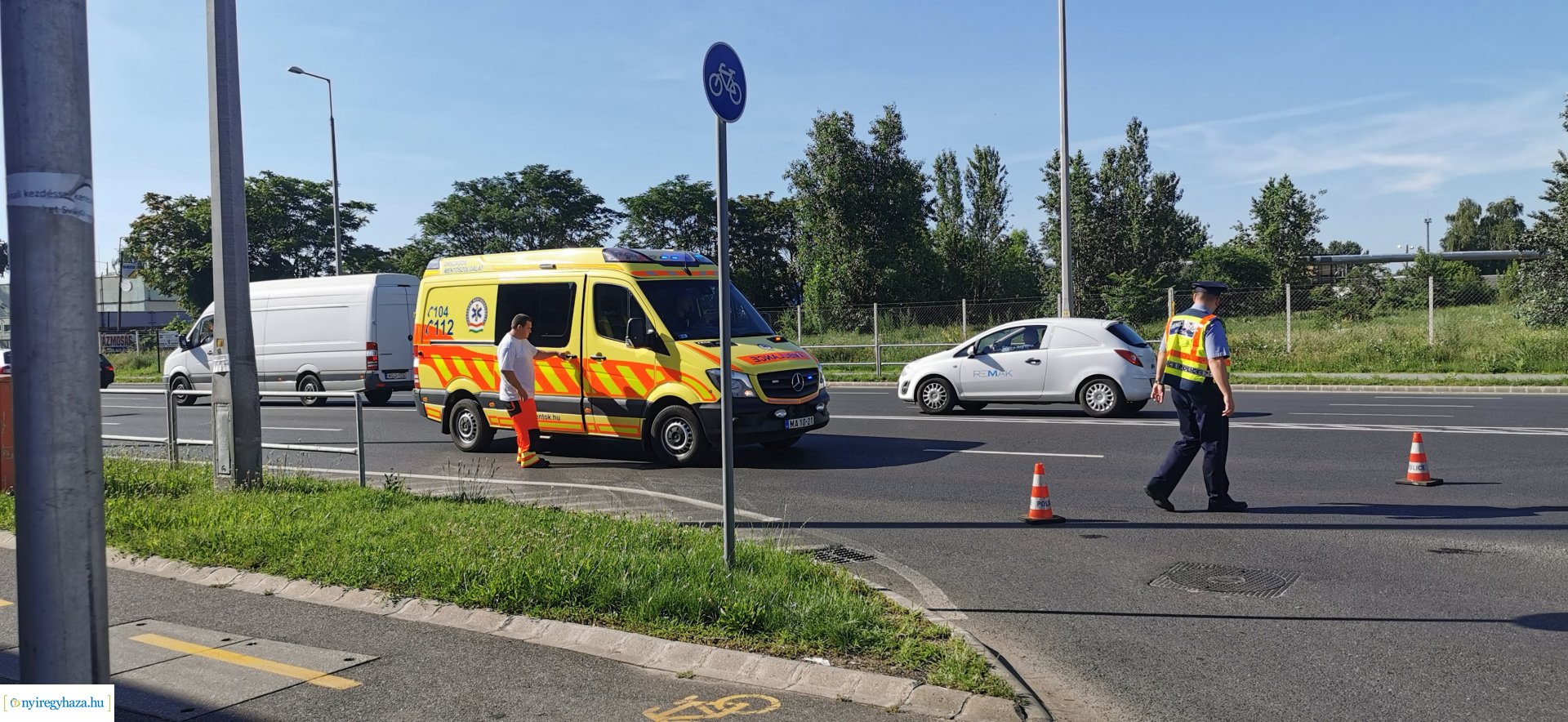 Moszkva utcai kerékpáros