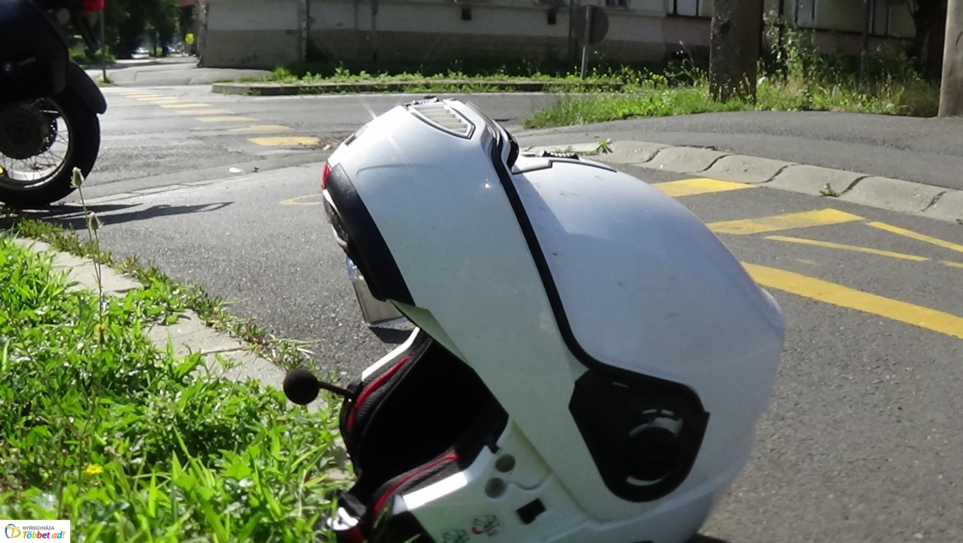 Motoros baleset a Szent István utcán