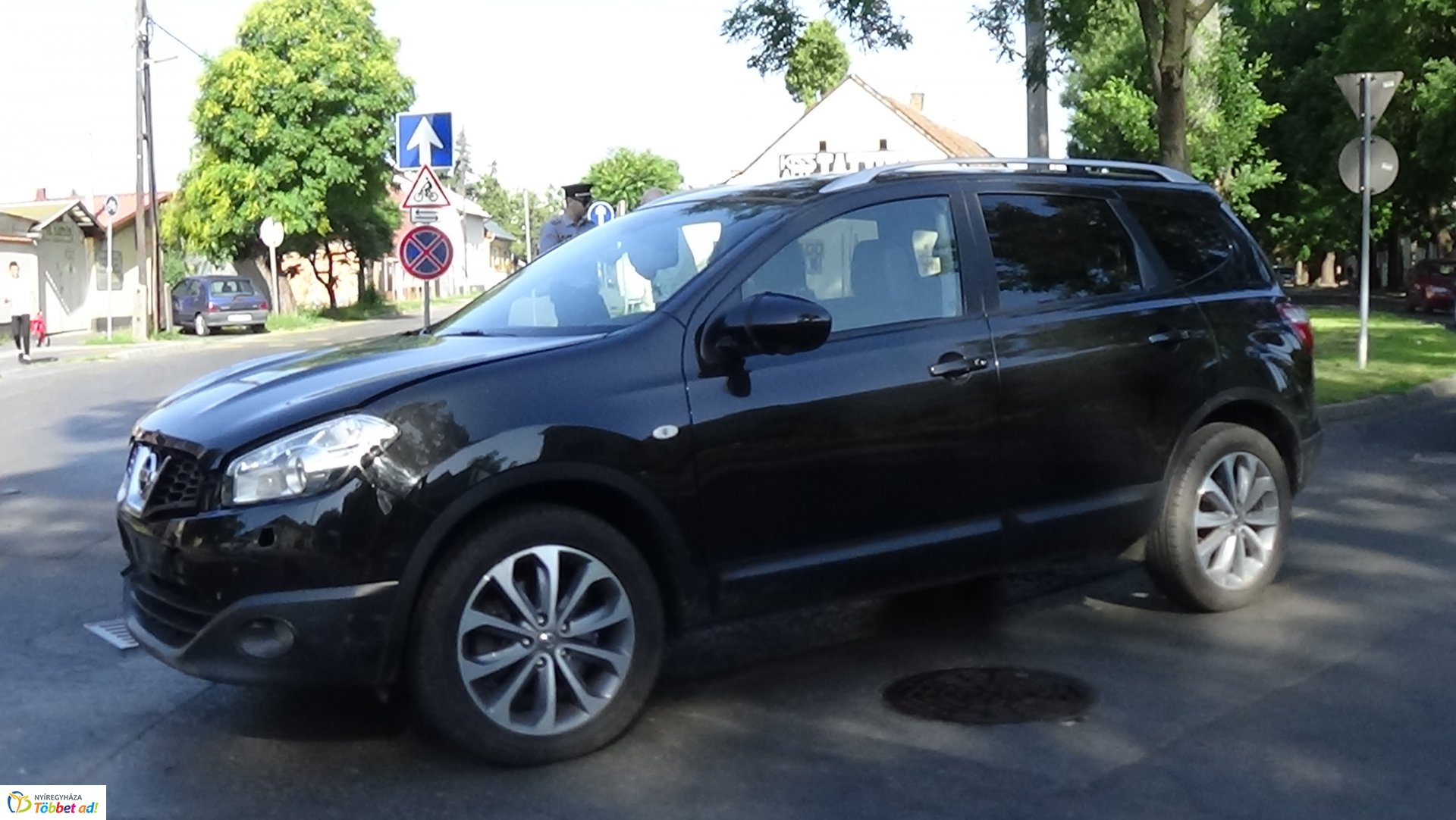 Motoros baleset a Szent István utcán