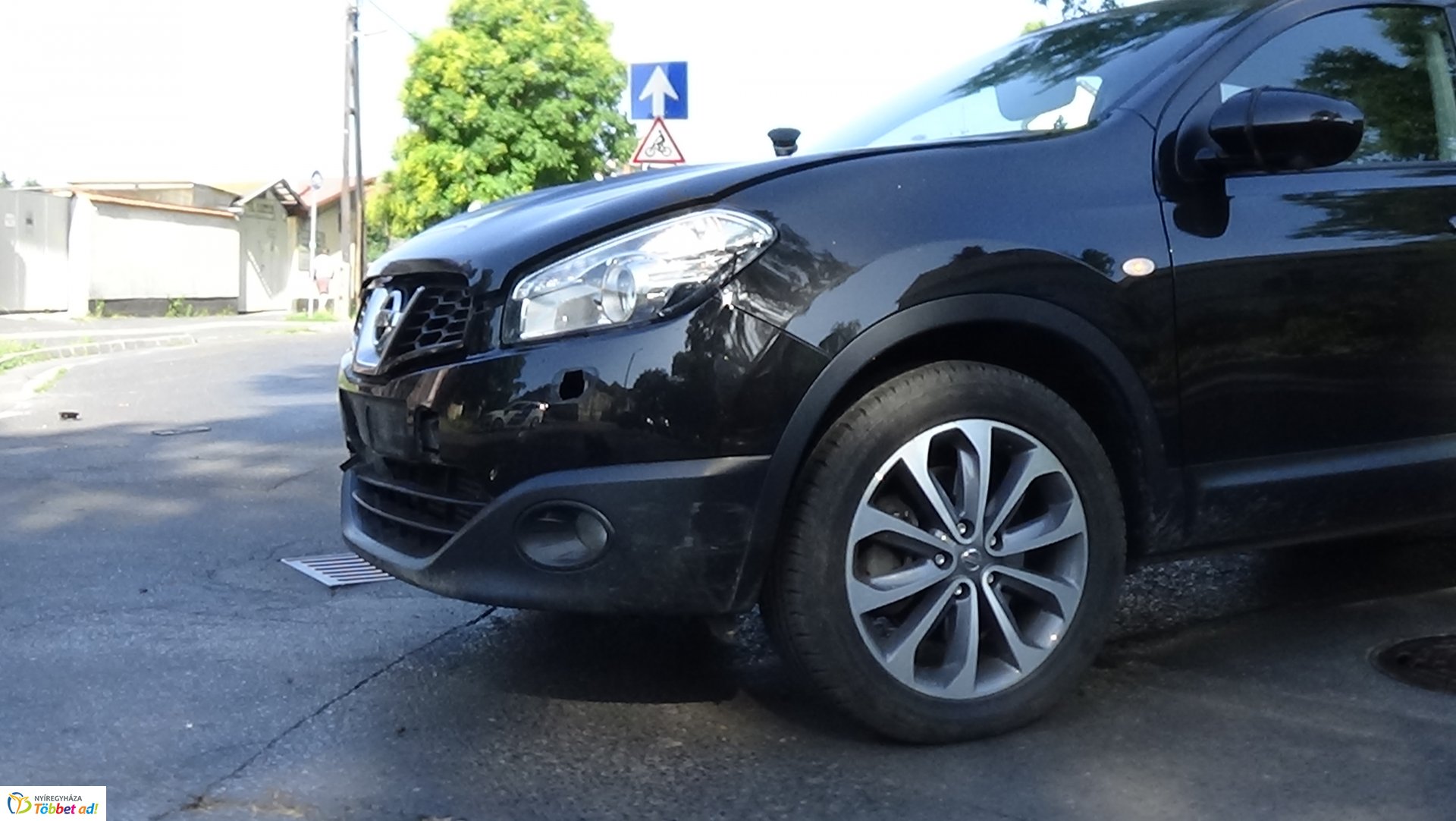 Motoros baleset a Szent István utcán