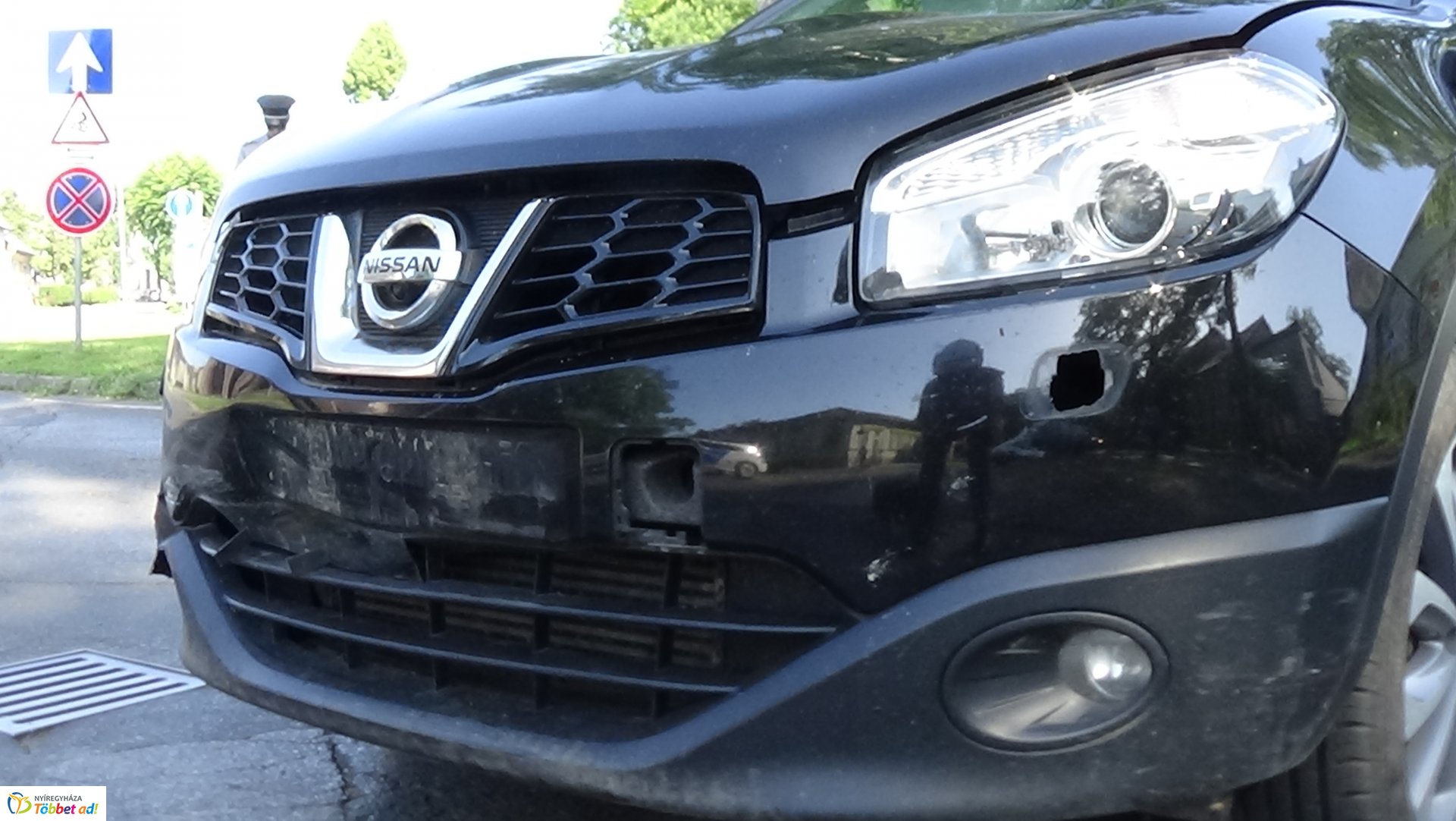 Motoros baleset a Szent István utcán