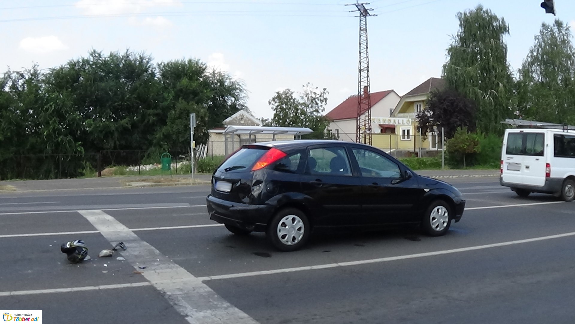 Motoros baleset az Orosi úton