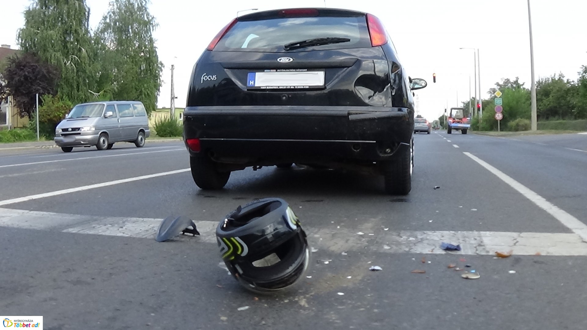 Motoros baleset az Orosi úton