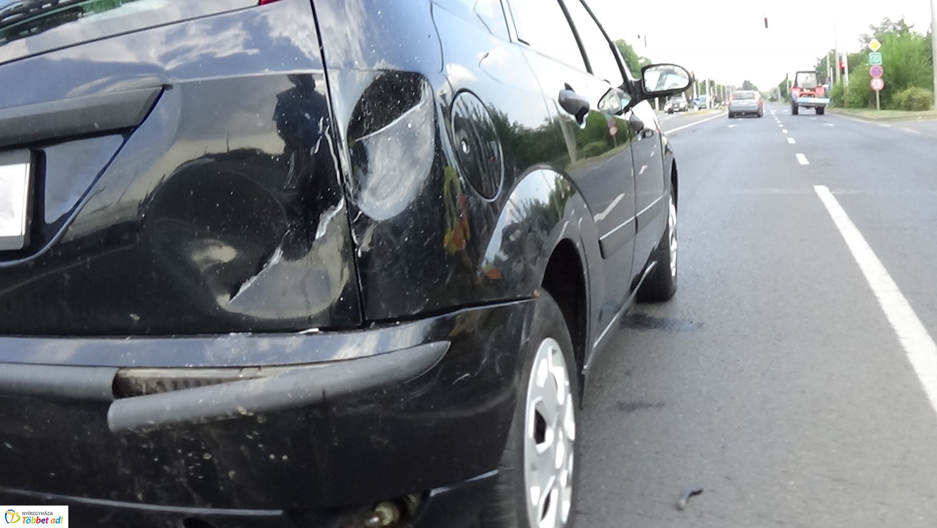 Motoros baleset az Orosi úton