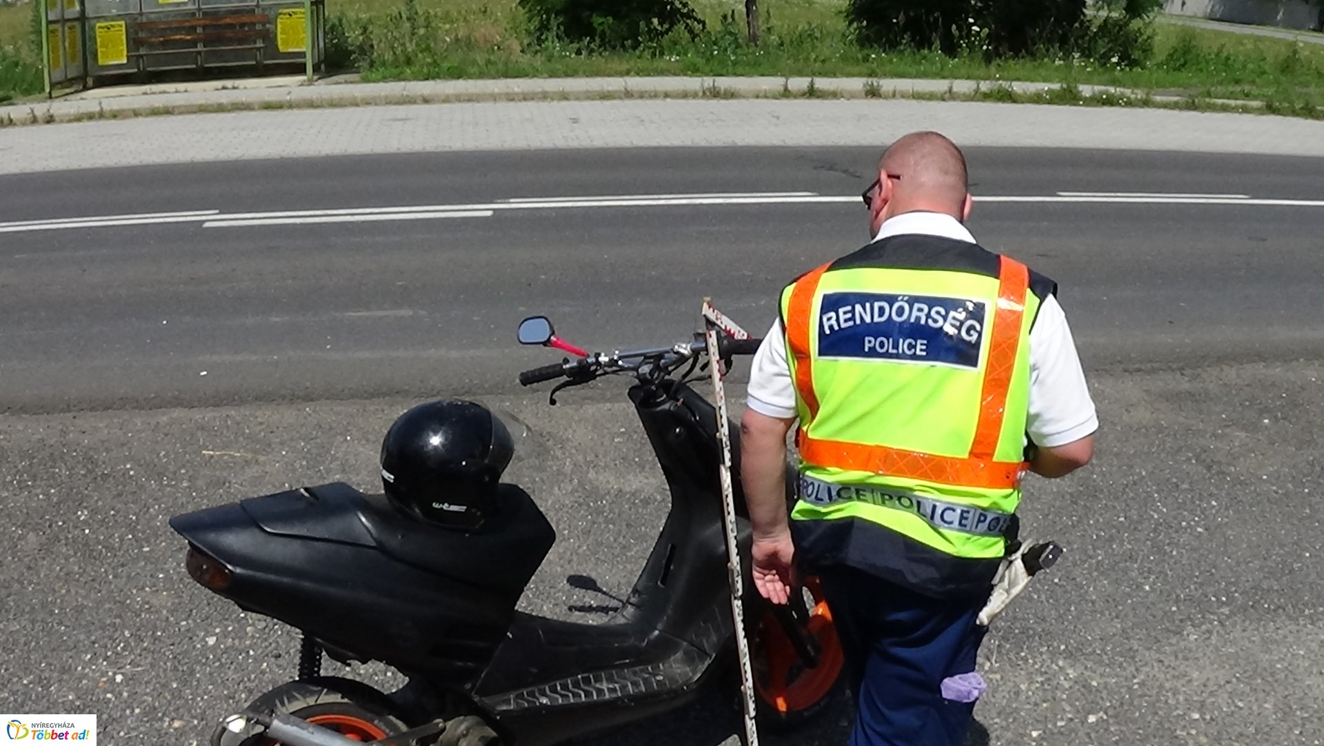 Motoros baleset Nyírturán