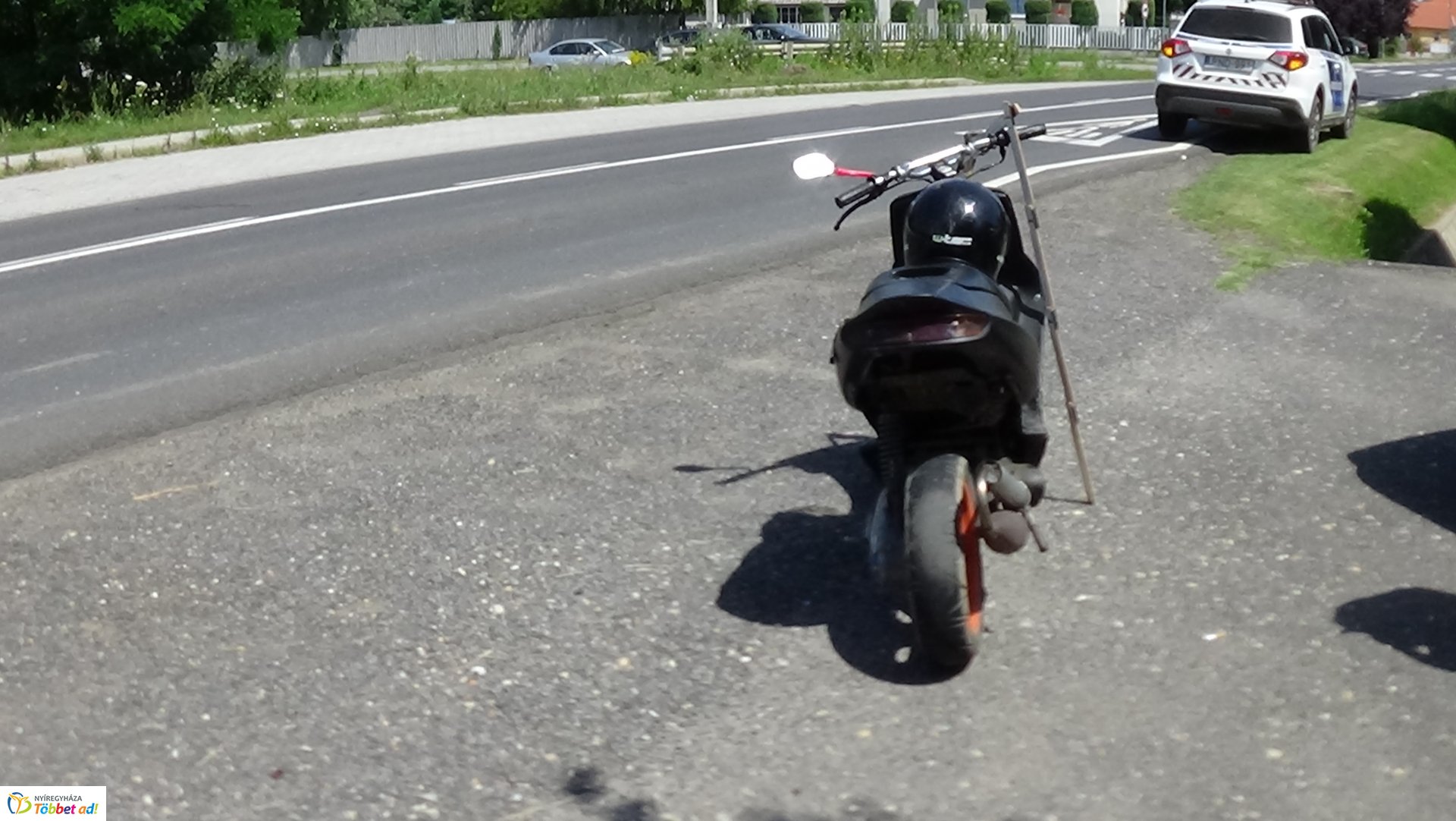 Motoros baleset Nyírturán