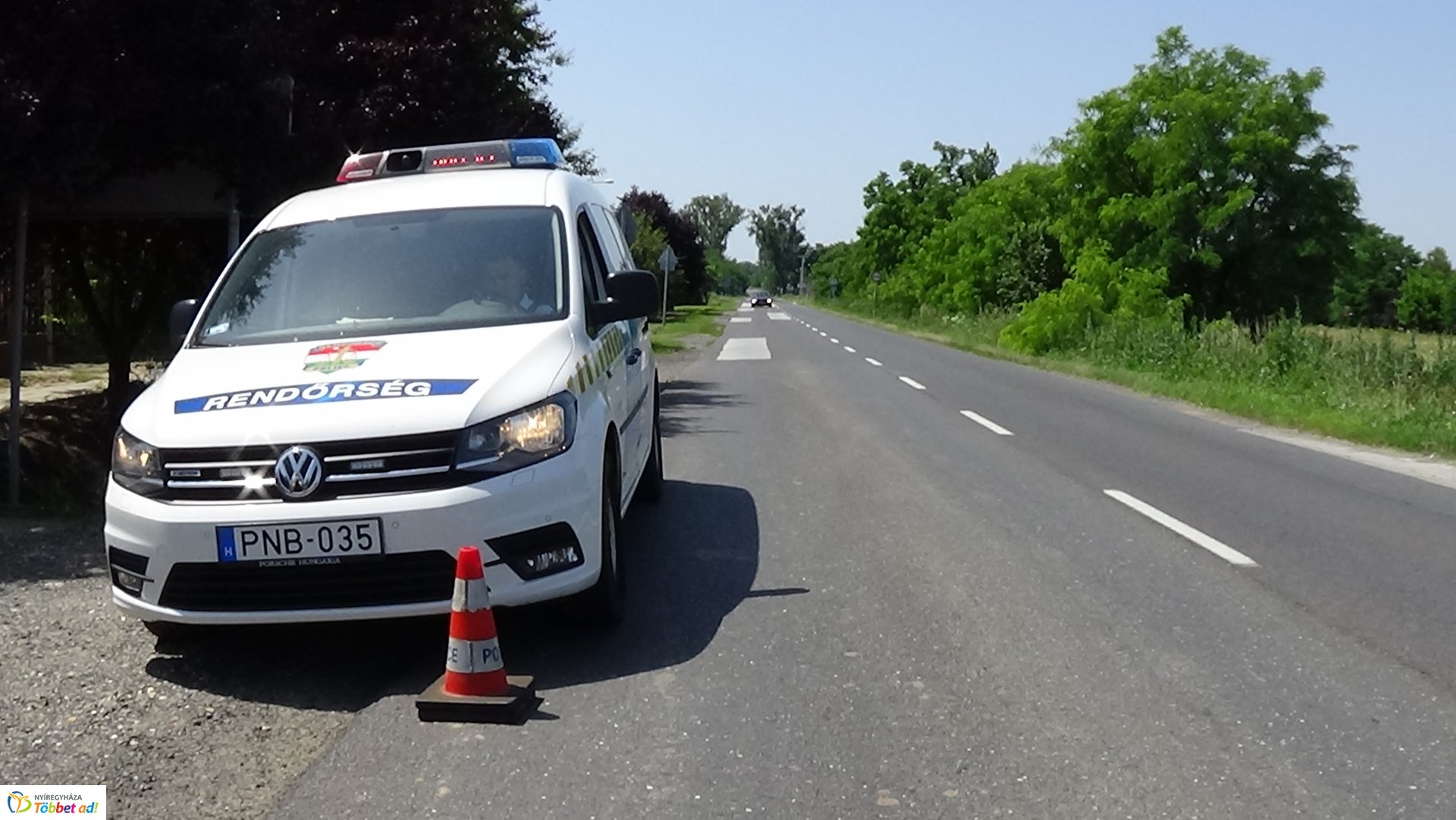 Motoros baleset Nyírturán