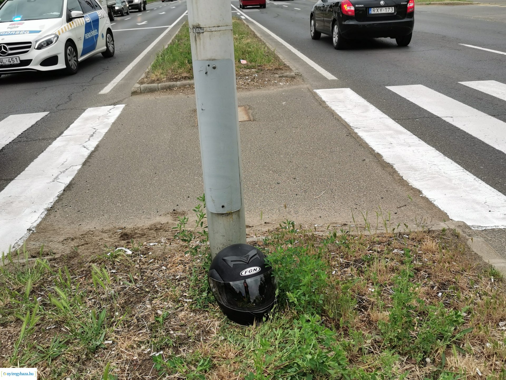 Motoros baleset Orosi út