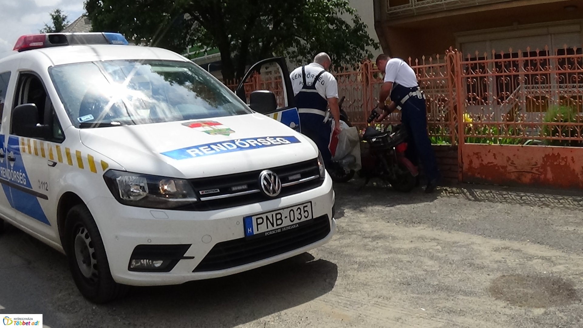 Motoros balesetezett Újfehértón