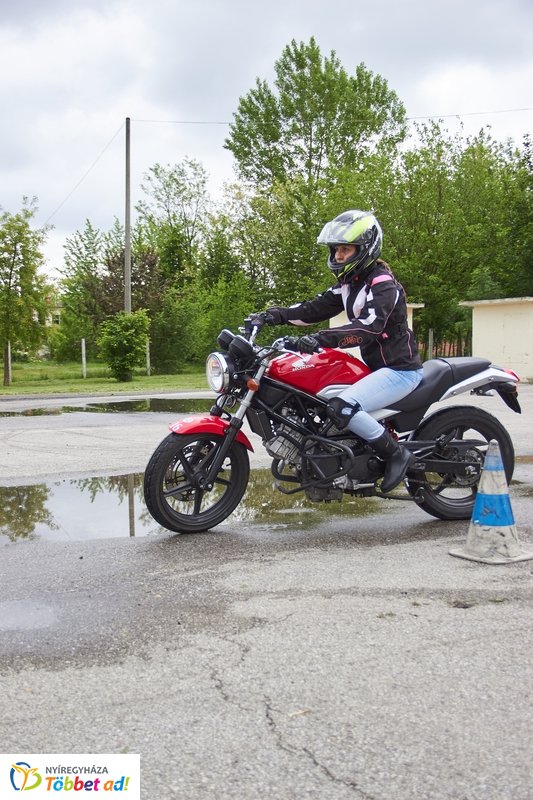 Motoros közlekedésbiztonsági gyakorlat