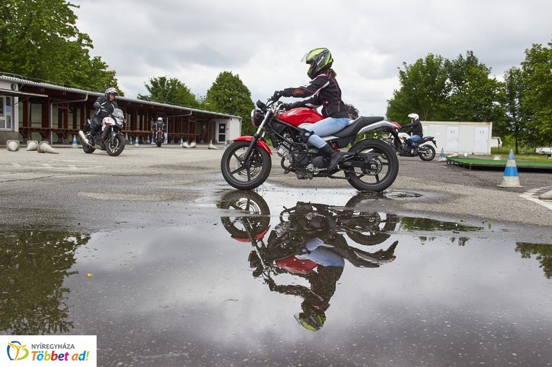 Motoros közlekedésbiztonsági gyakorlat