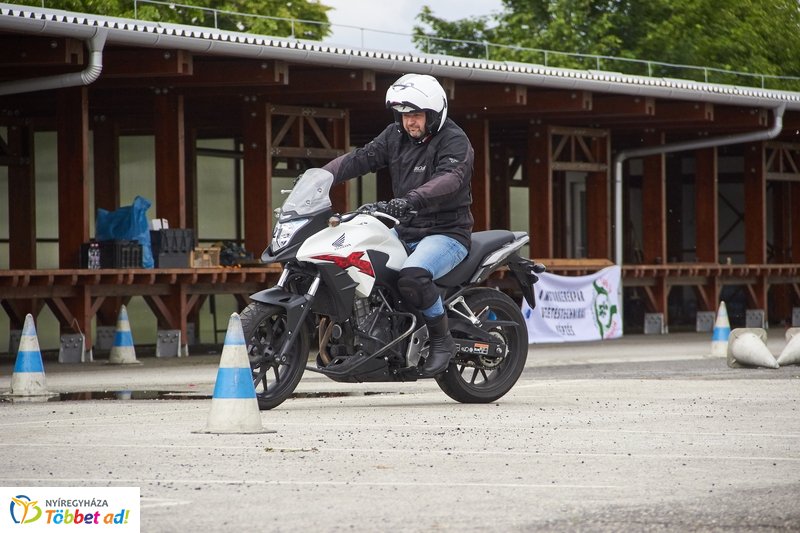 Motoros közlekedésbiztonsági gyakorlat