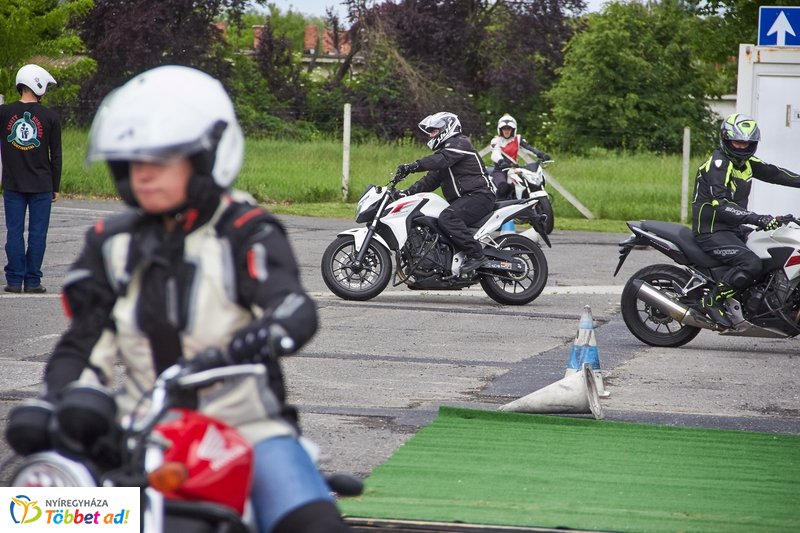 Motoros közlekedésbiztonsági gyakorlat