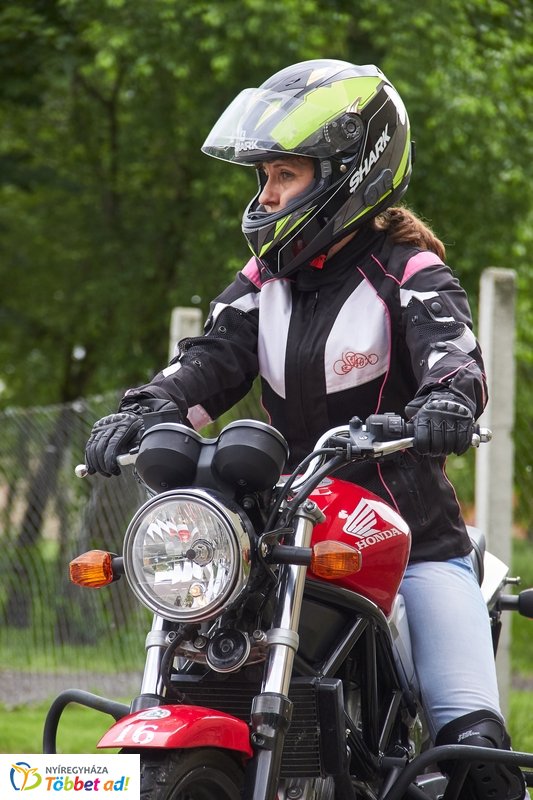 Motoros közlekedésbiztonsági gyakorlat