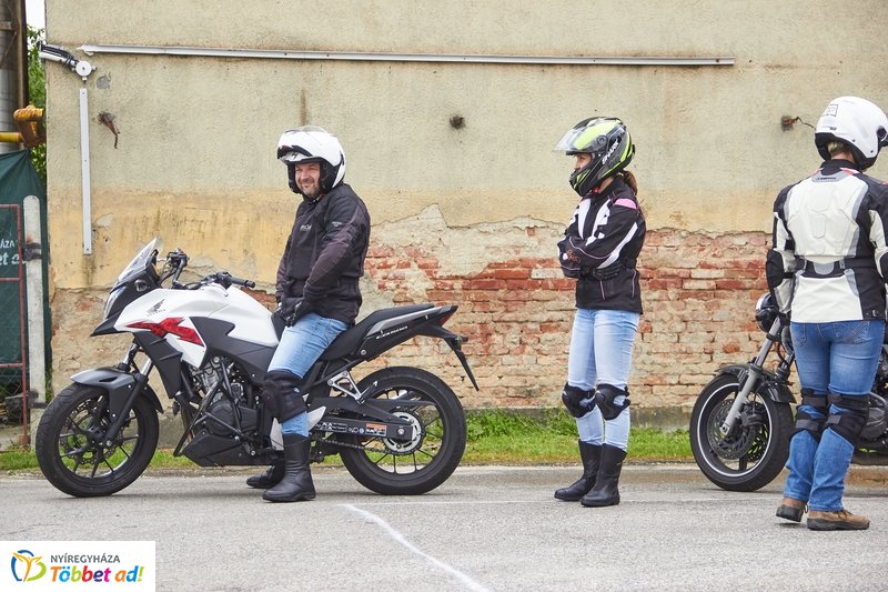 Motoros közlekedésbiztonsági gyakorlat