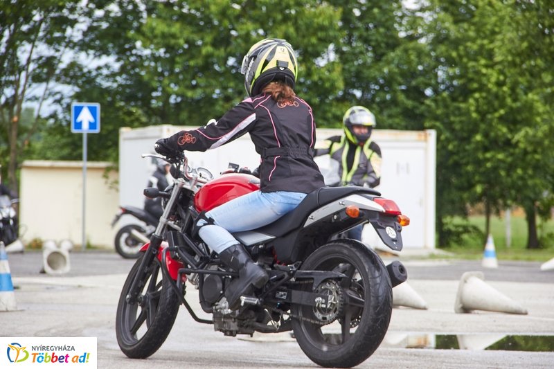 Motoros közlekedésbiztonsági gyakorlat