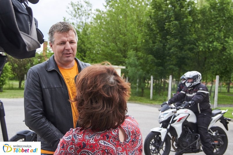 Motoros közlekedésbiztonsági gyakorlat