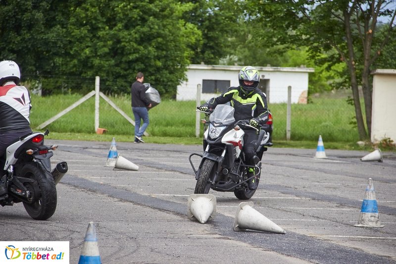 Motoros közlekedésbiztonsági gyakorlat
