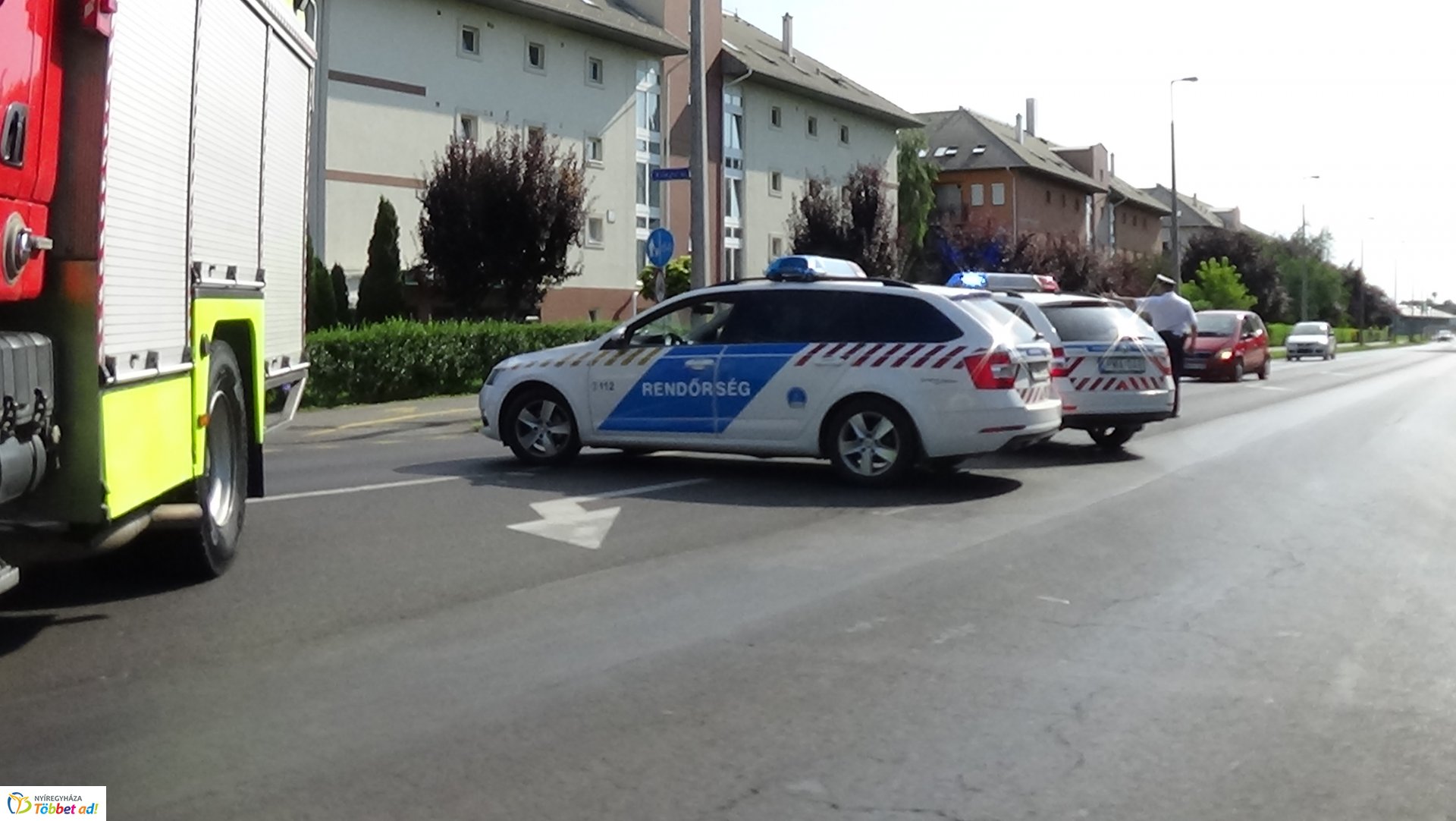 Motorost gázoltak a Kosbor utcán