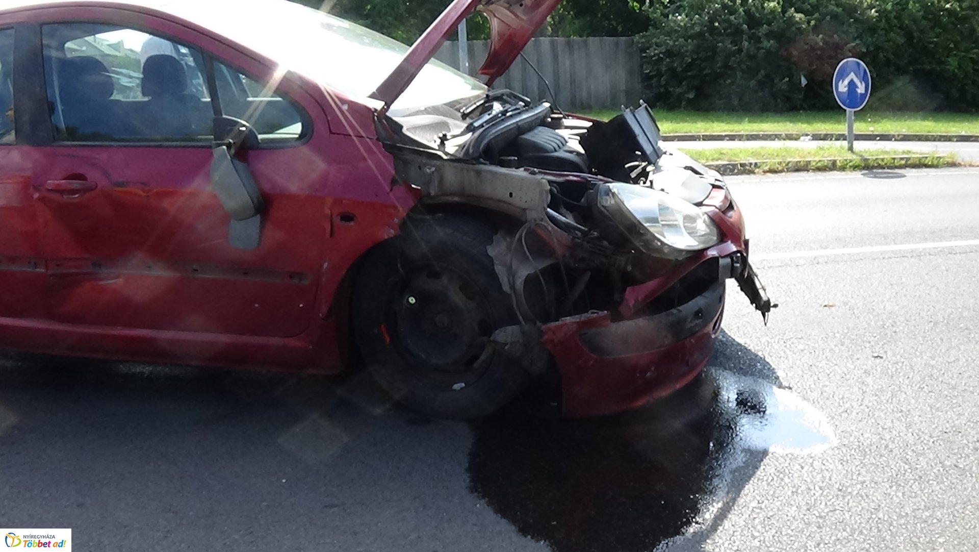 Motorost gázoltak a Kosbor utcán