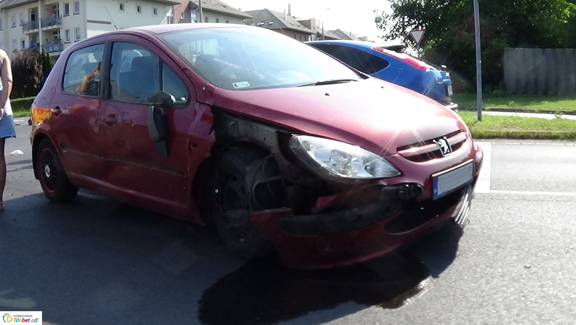 Motorost gázoltak a Kosbor utcán