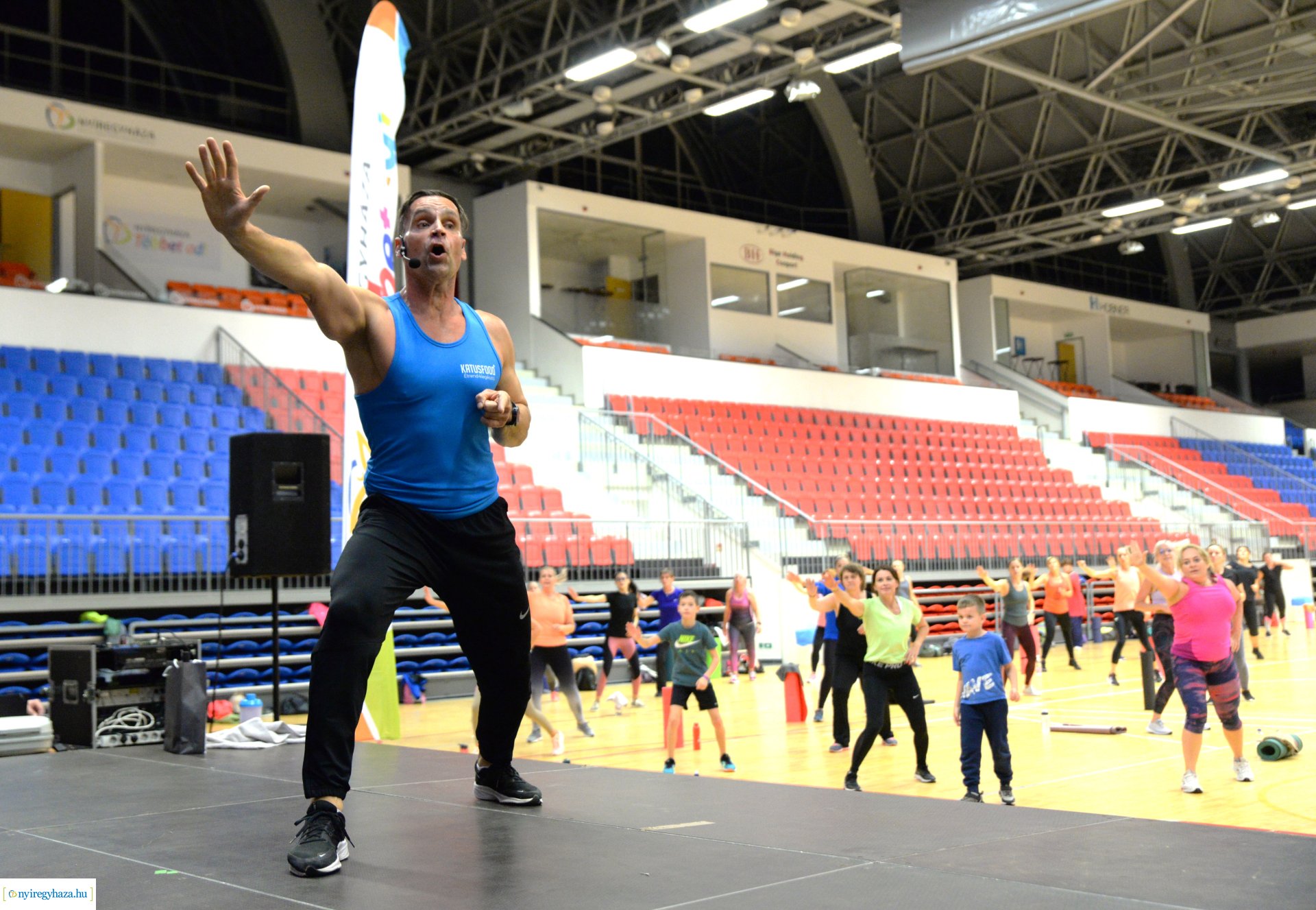 Mozdulj Nyíregyháza! - Katus Attila tizedik alkalommal tartott edzést városunkban