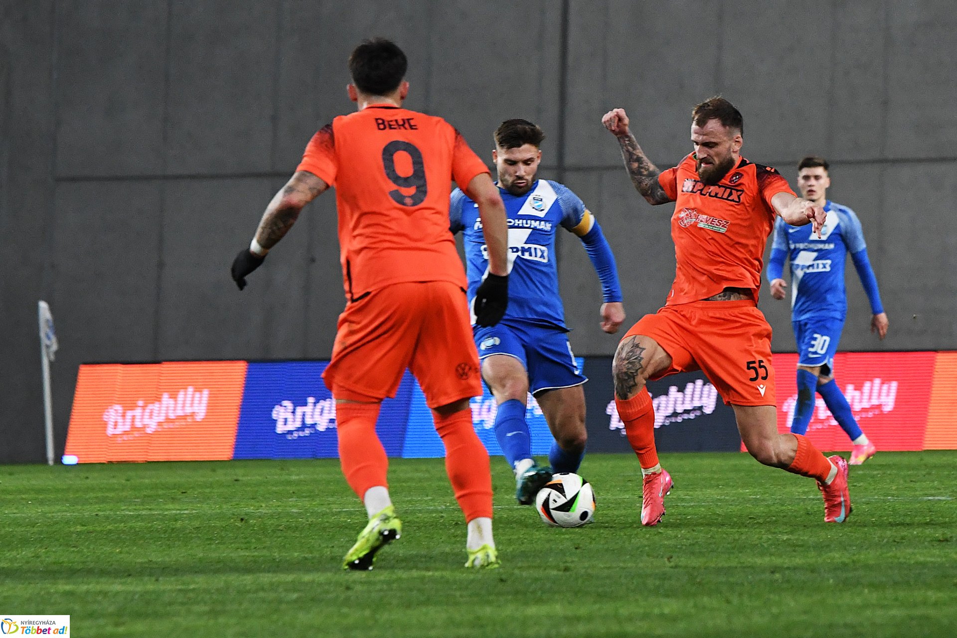MTK - Nyíregyháza Spartacus labdarúgó mérkőzés 2025. tavasz