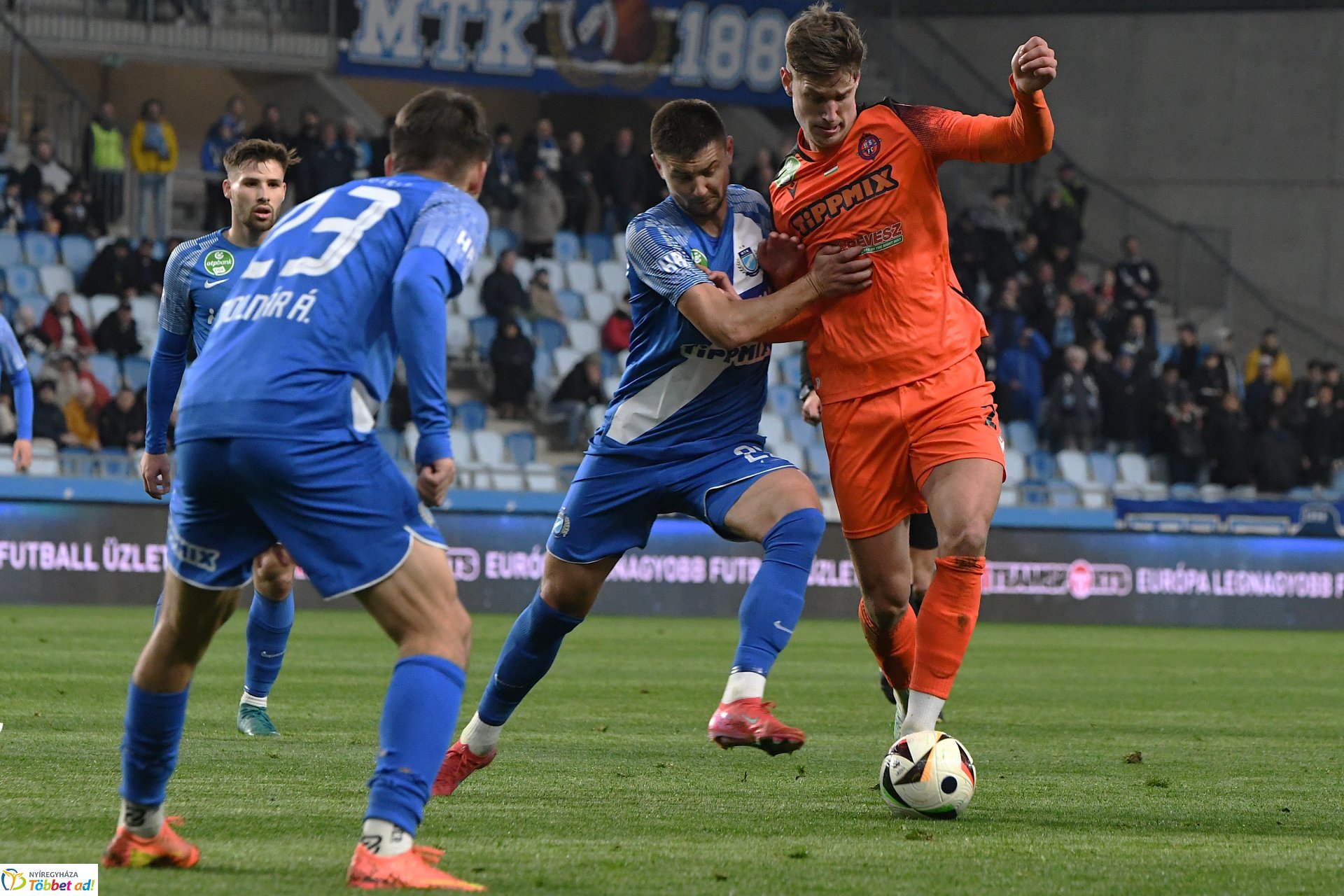 MTK - Nyíregyháza Spartacus labdarúgó mérkőzés 2025. tavasz