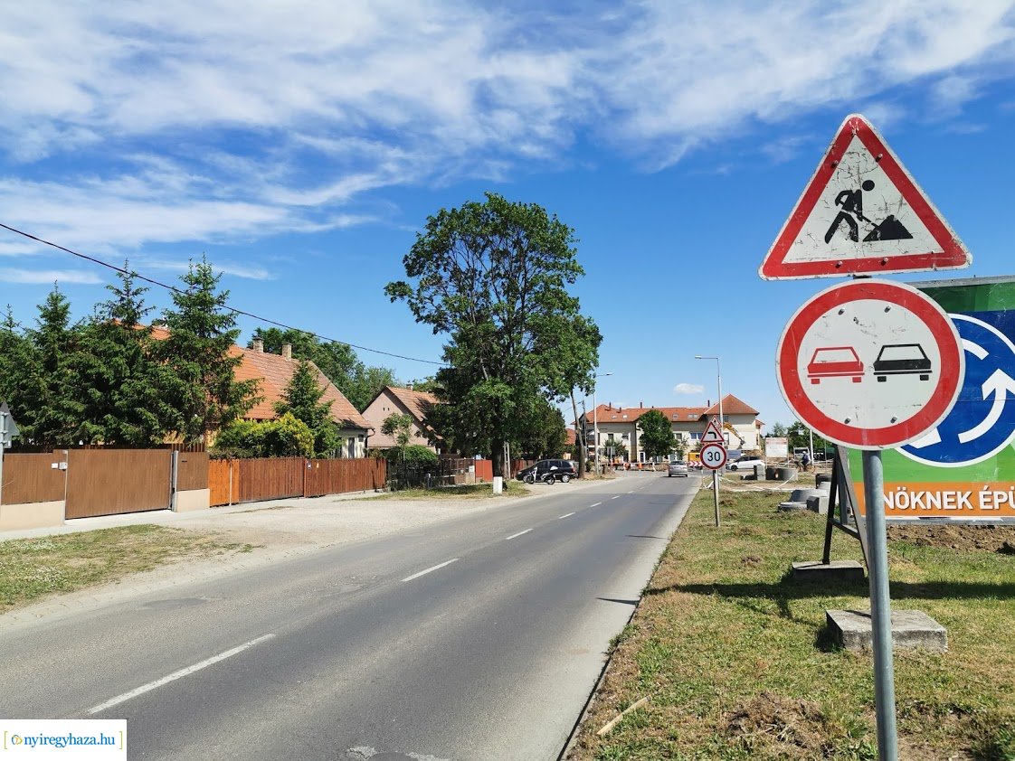 Munkálatok a Család utcán