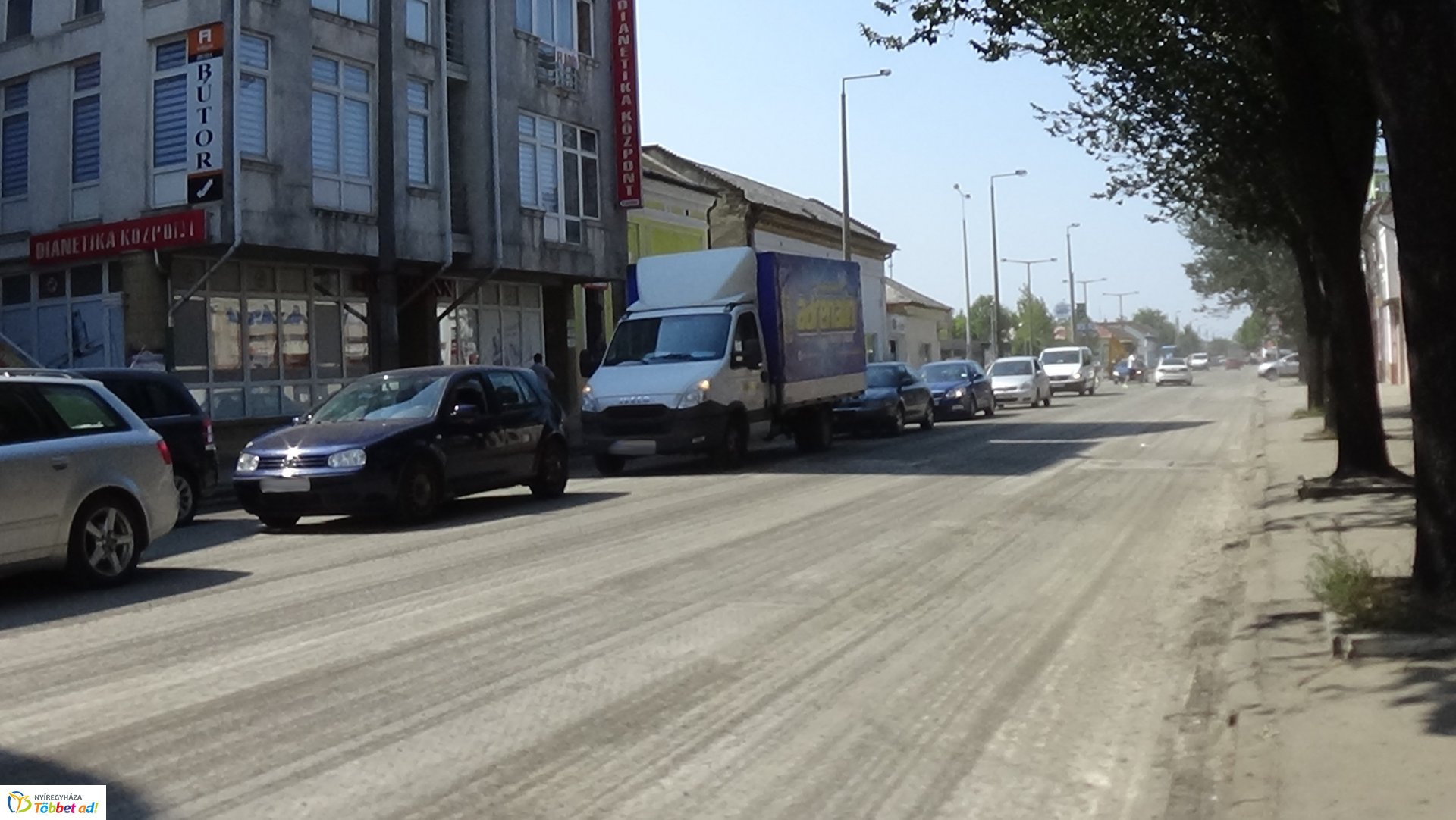 Munkálatok a Rákóczi úton