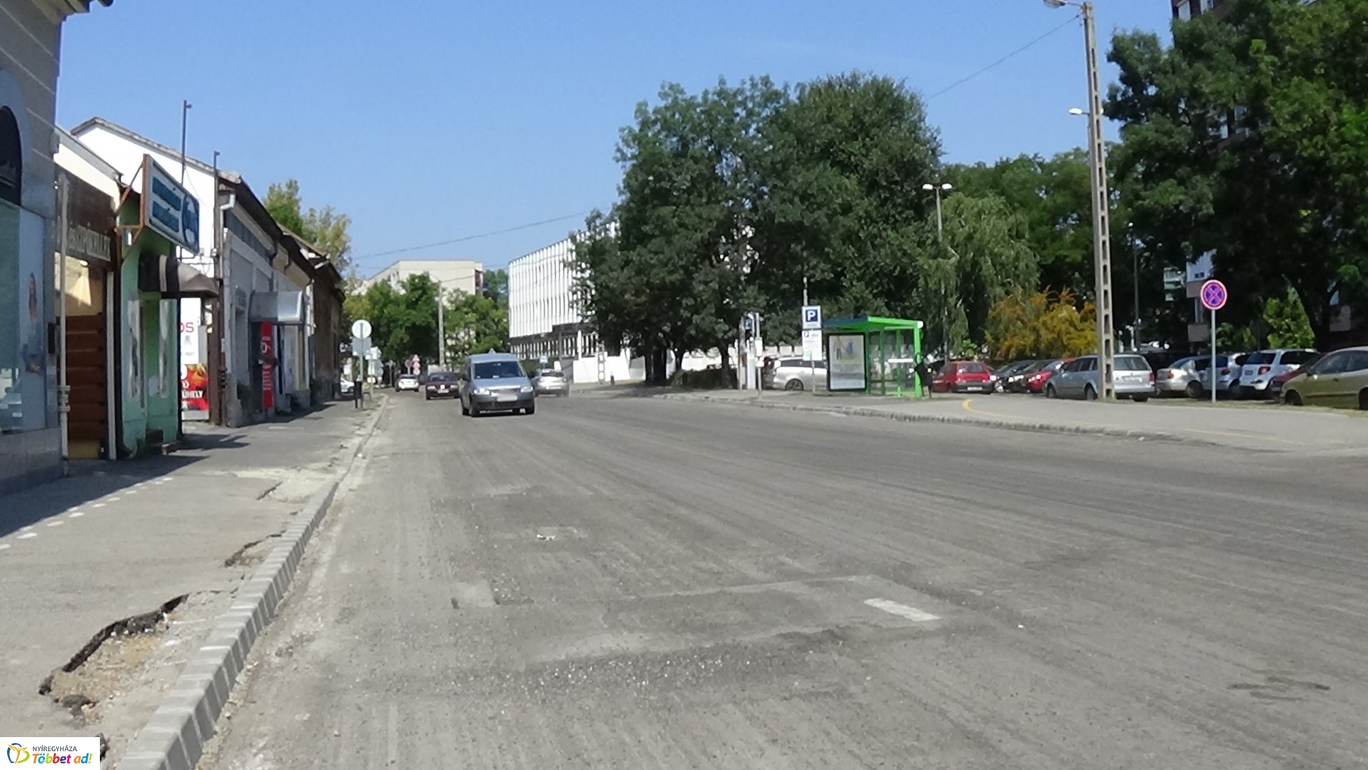 Munkálatok a Rákóczi úton