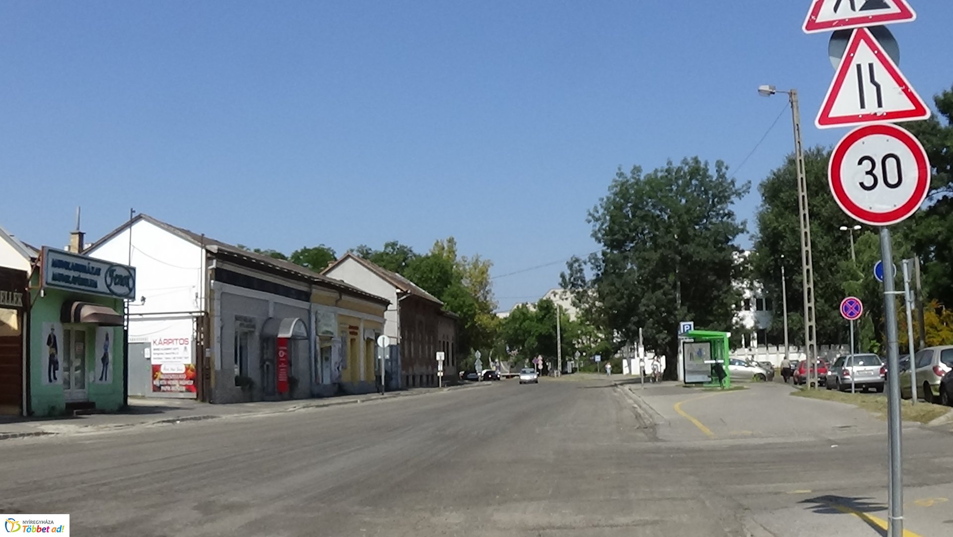 Munkálatok a Rákóczi úton