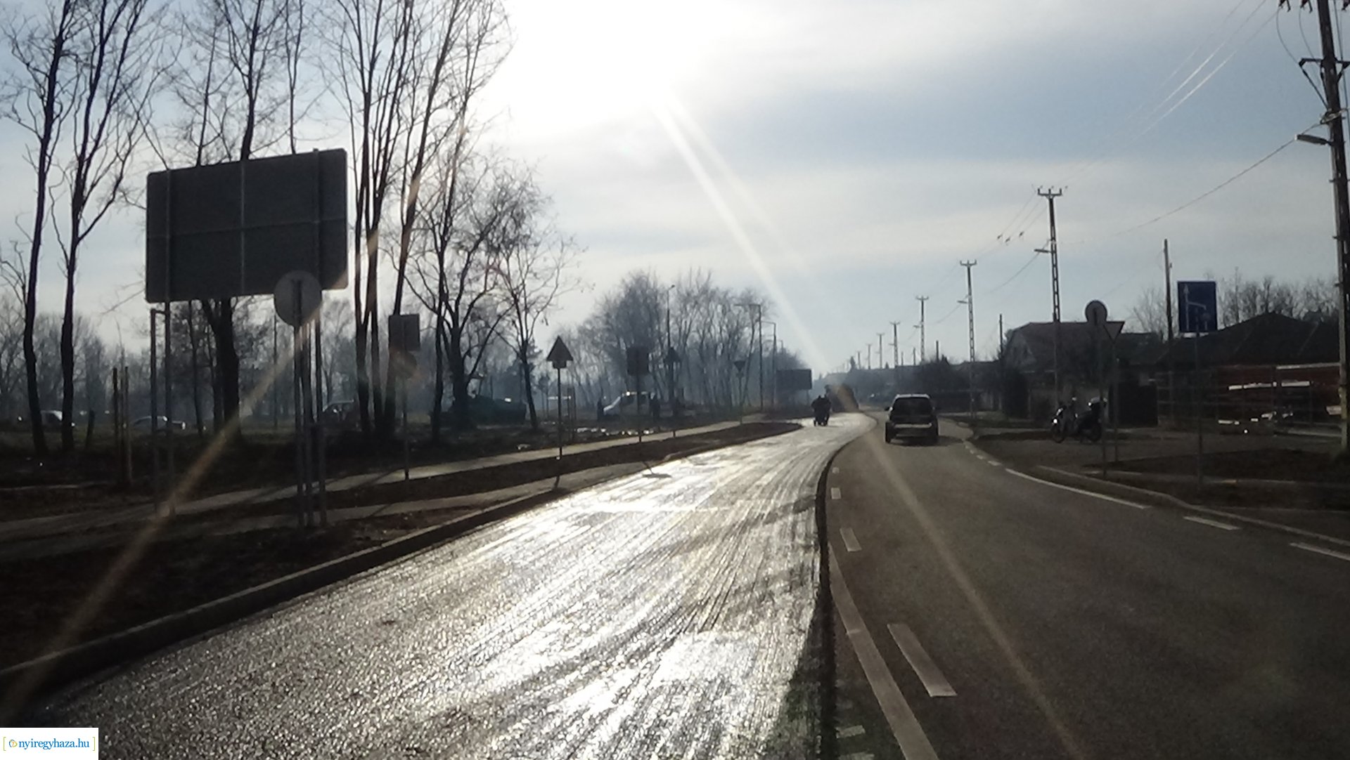 Munkálatok a Szélsőbokori úton