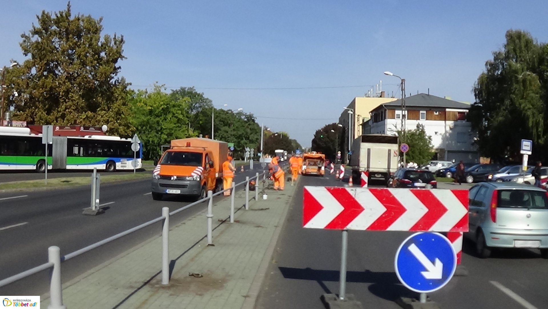 Munkálatok az Állomás téren