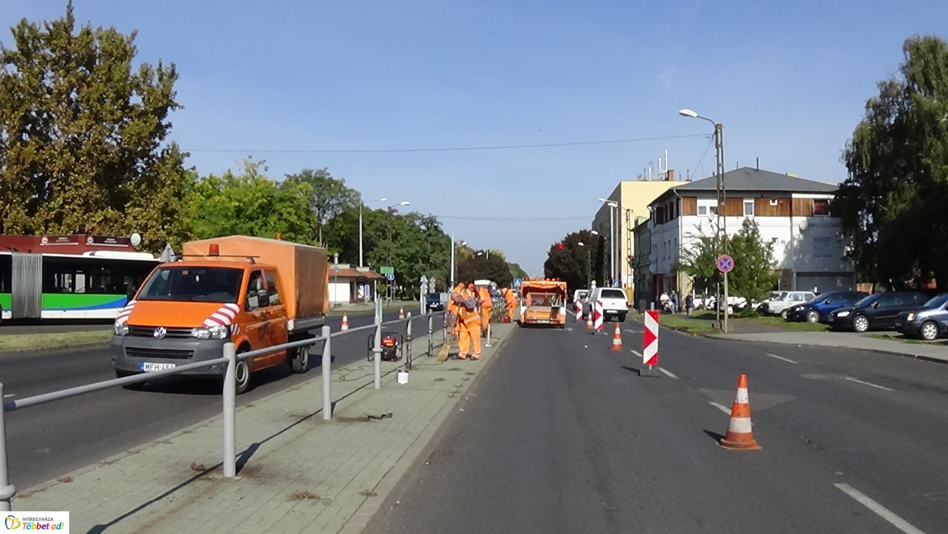 Munkálatok az Állomás téren