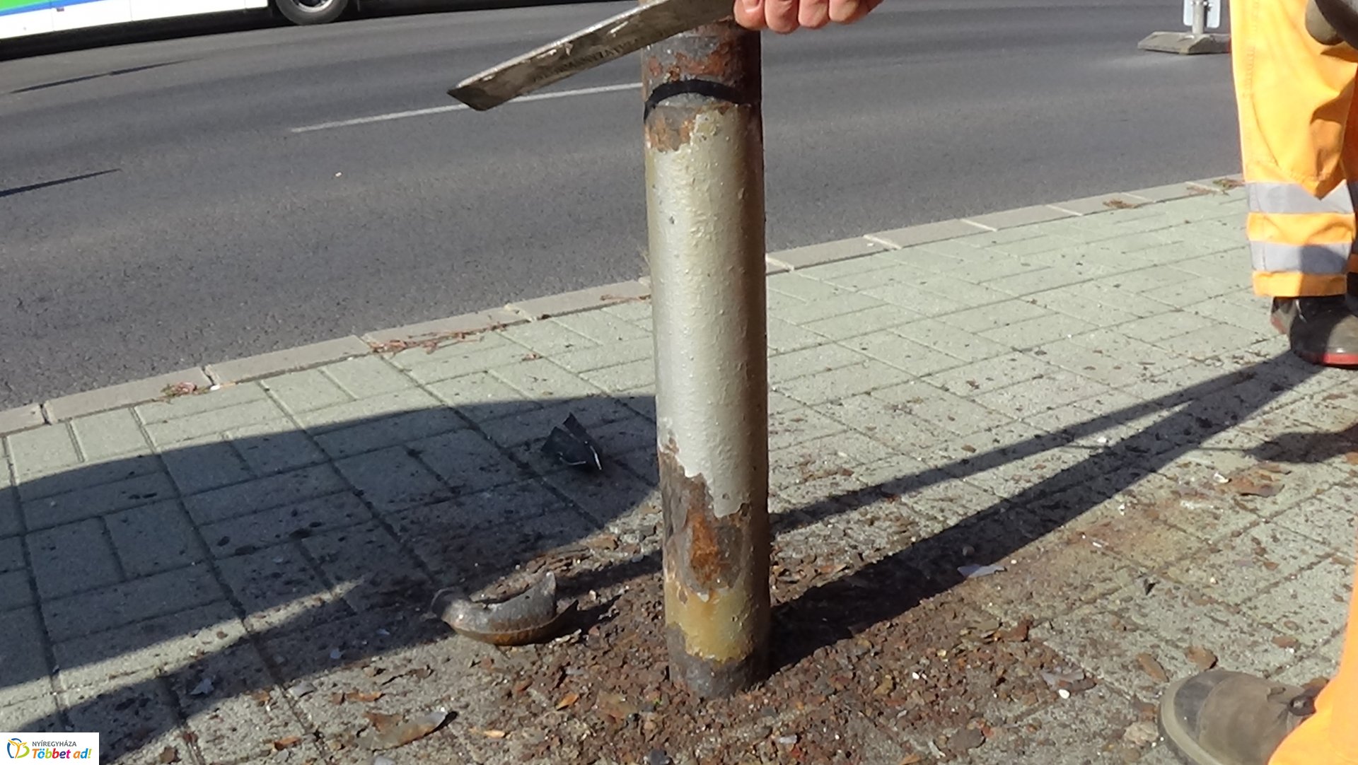 Munkálatok az Állomás téren