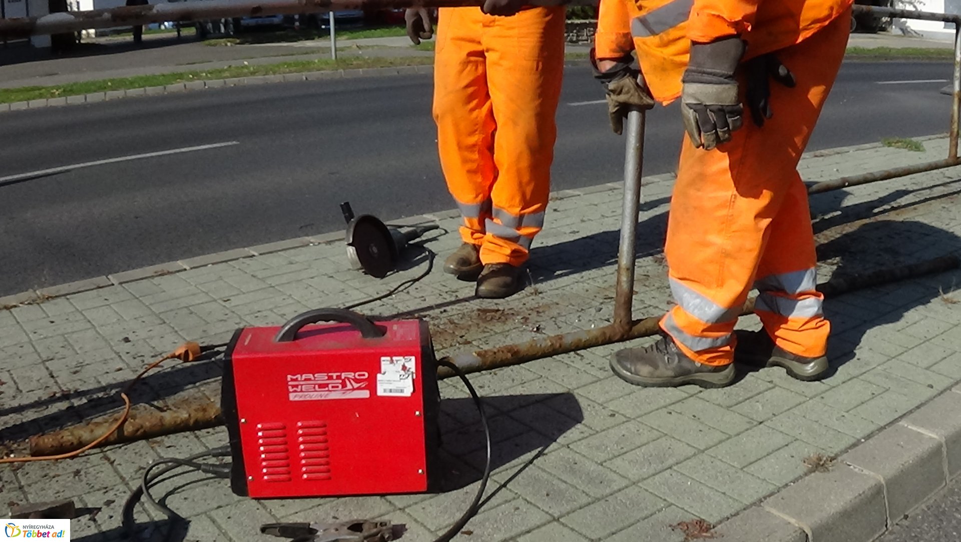 Munkálatok az Állomás téren