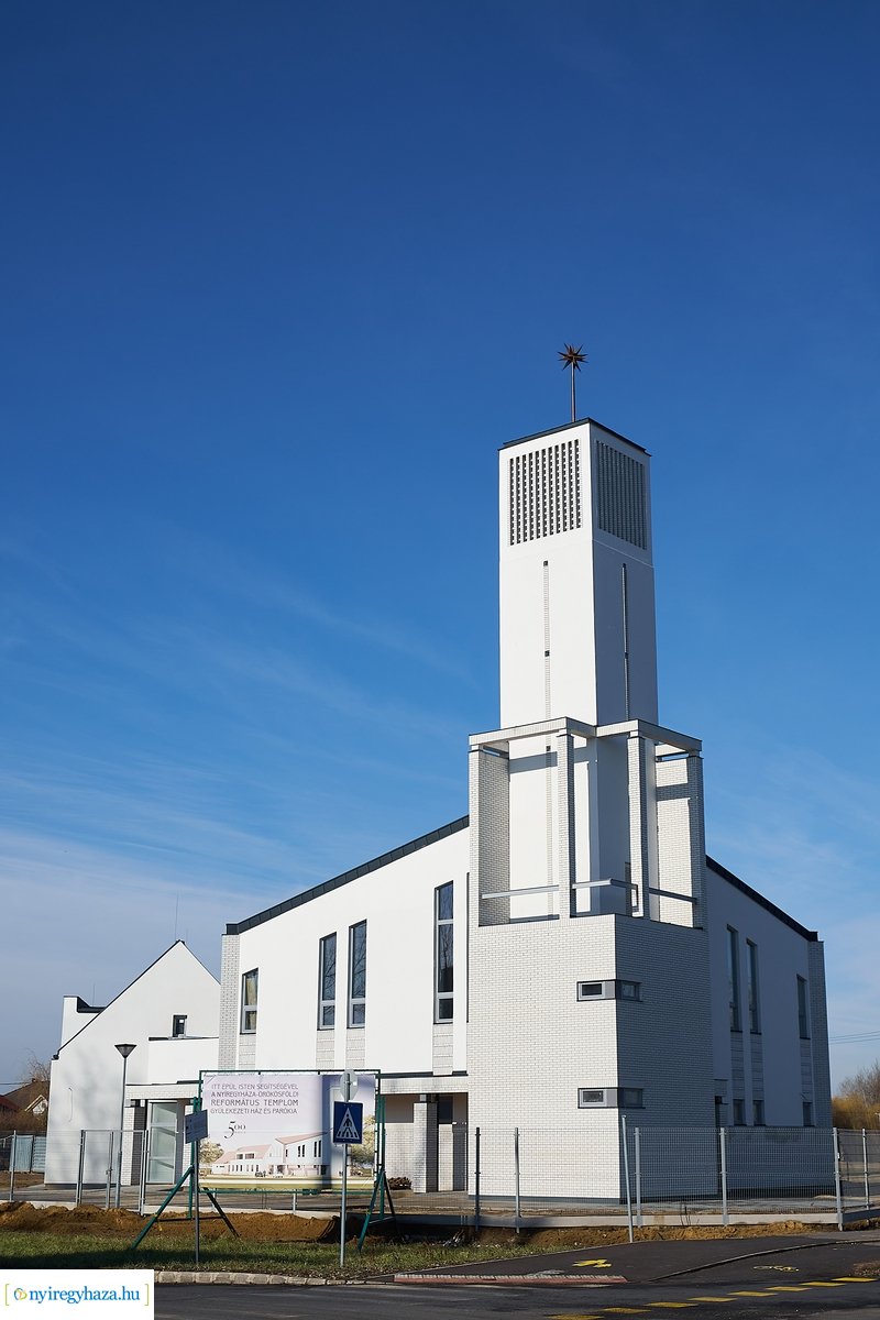 Munkálatok az örökösföldi református templomnál