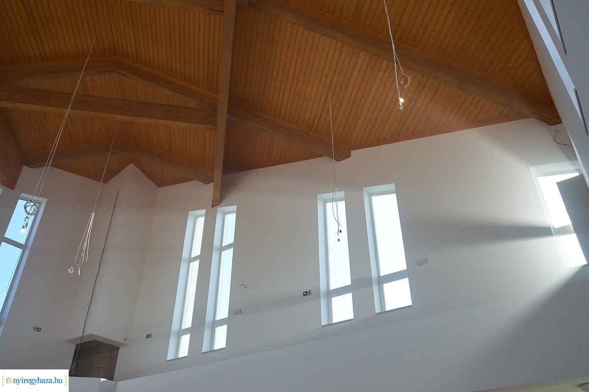 Munkálatok az örökösföldi református templomnál