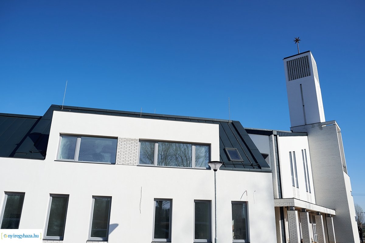 Munkálatok az örökösföldi református templomnál