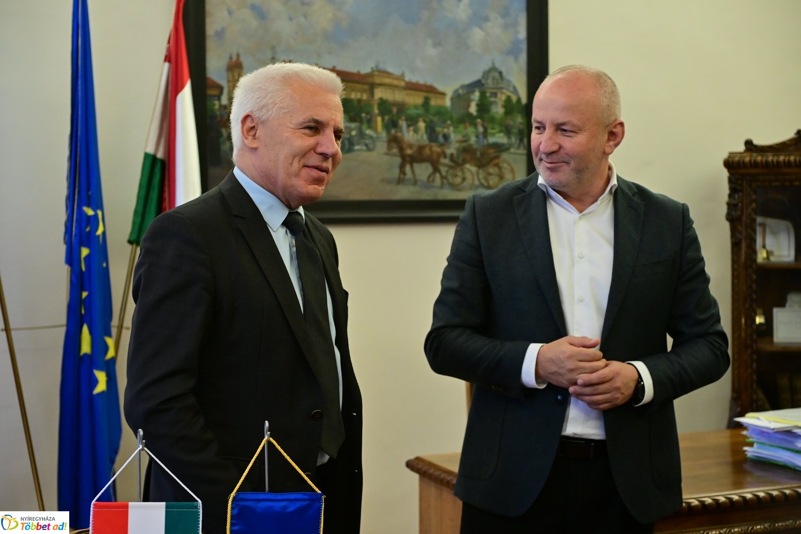 Nagybánya polgármesterének hivatalos látogatása a Városházán 2025