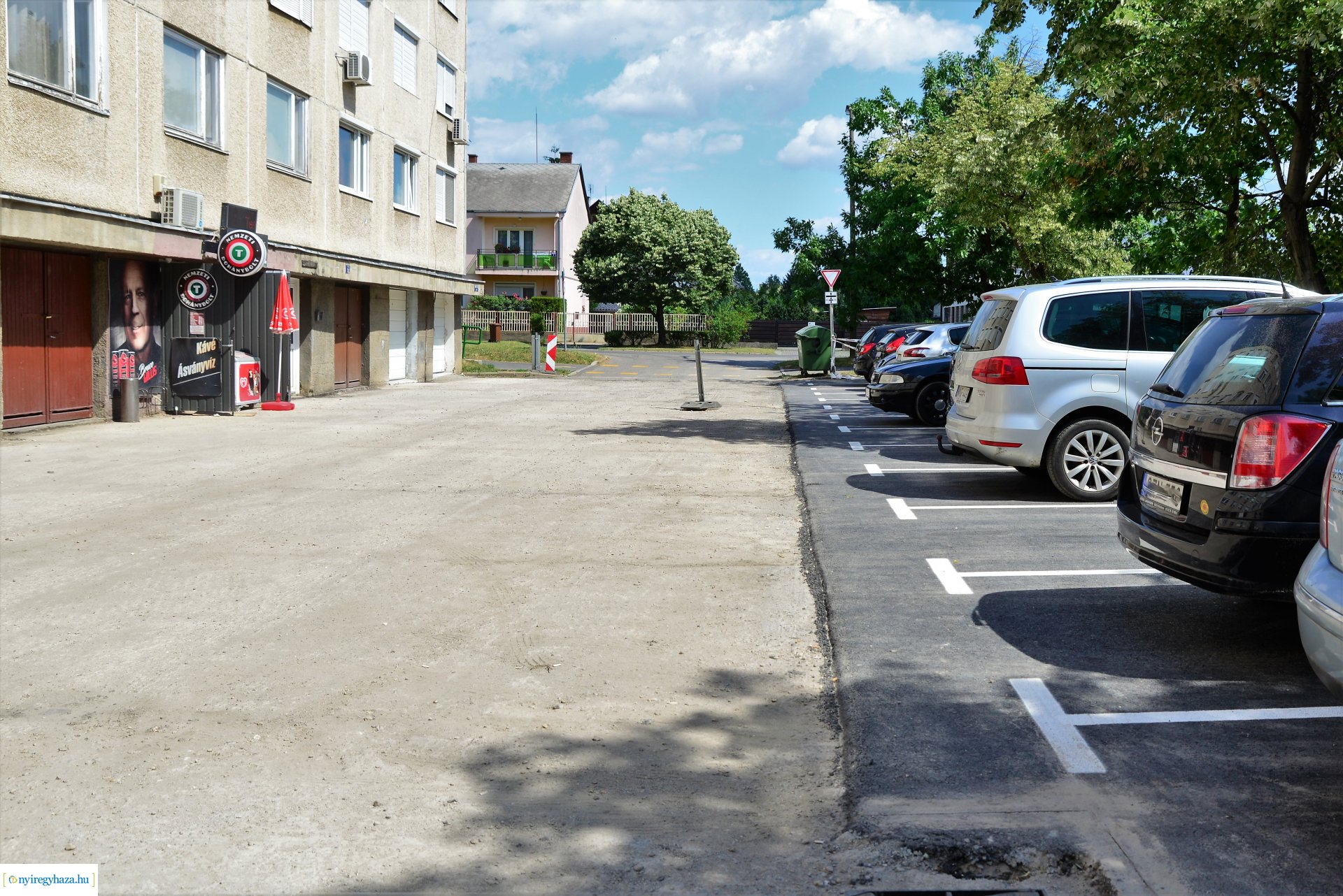 Nagyfelületű útjavítások városunkban