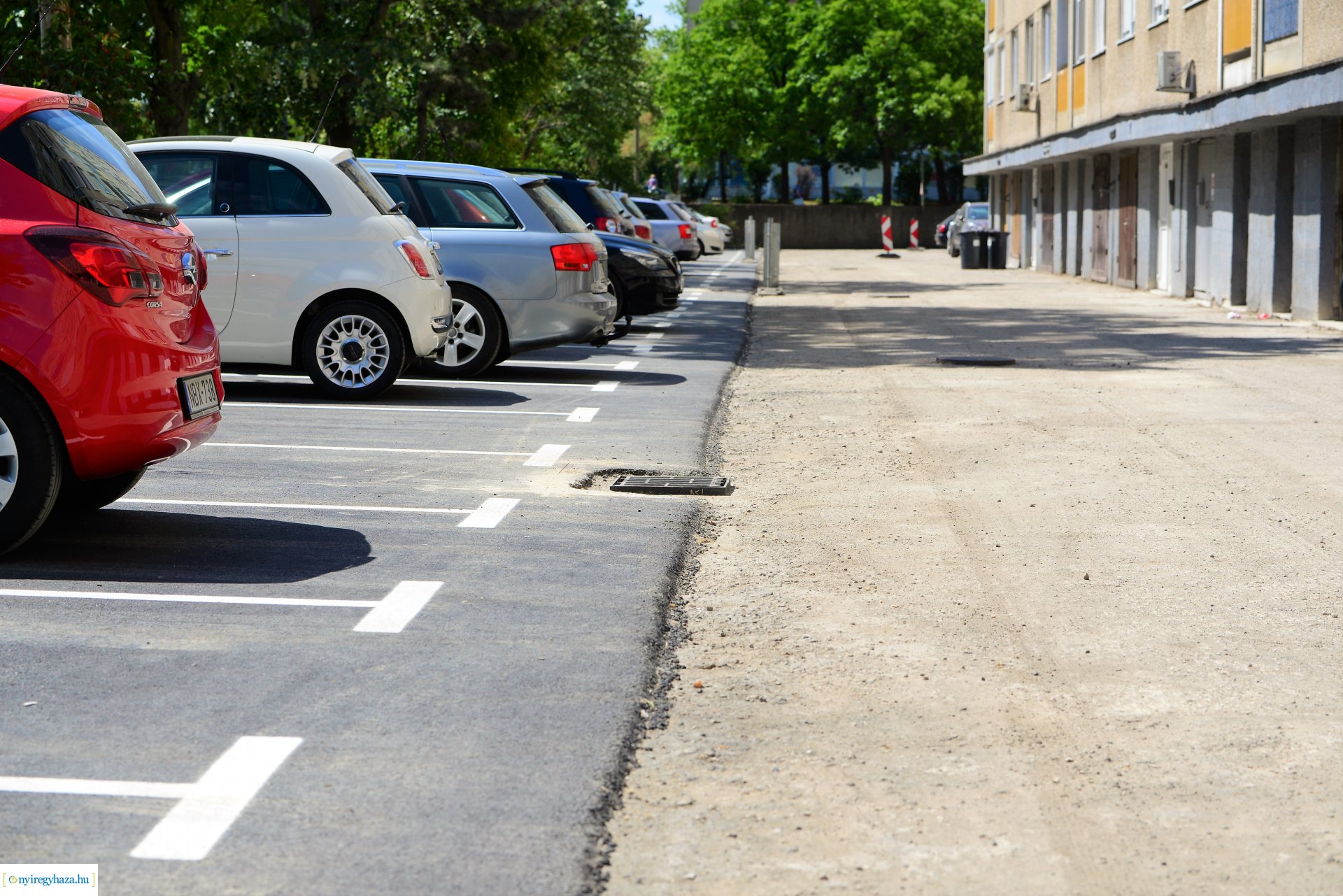 Nagyfelületű útjavítások városunkban
