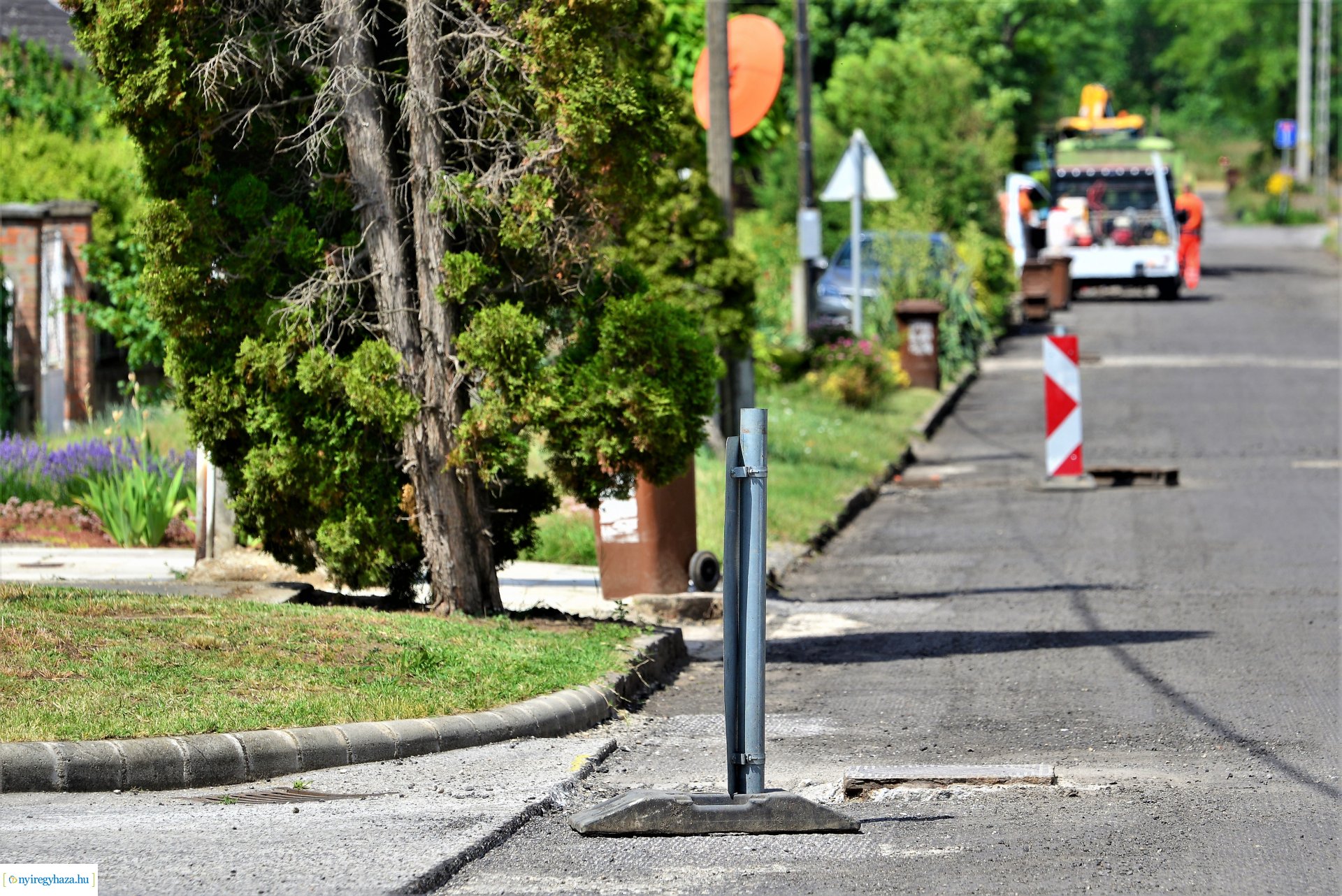 Nagyfelületű útjavítások városunkban